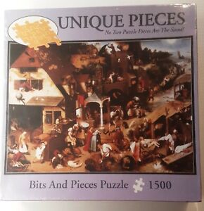 1500 piece Jigsaw Puzzle"FIND THE PROVERBS" by BRUEGEL NEW !!! No 2 pieces alike