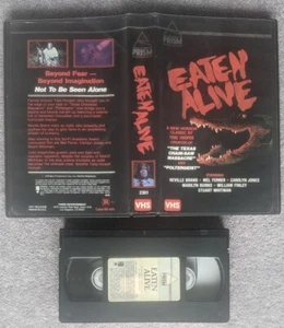 Eaten Alive 1976 Prism Clamshell Horror VHS Tobe Hooper Big Box Robert Englund - Picture 1 of 1
