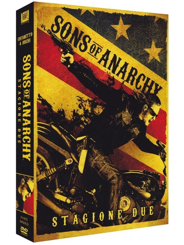 COFANETTO DVD - SONS OF ANARCHY SERIE STAGIONE 2 SERIE TV (4 DVD) - Nuovo!! - Immagine 1 di 1