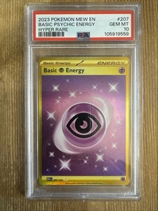 Basic Psychic Energy 207/165 Pokémon TCG Scarlet & Violet 151 Hyper Rare PSA 10 - Picture 1 of 2