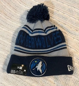 Minnesota Timberwolves New Era Pom Hat Knit Beanie NBA Team Colors New - Picture 1 of 2