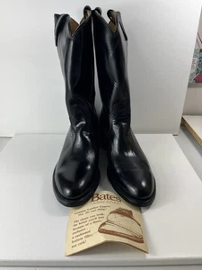 Stivali da lavoro Bates Floataways uomo carriera calzature 11-1/2-D tomaia in pelle nera - Foto 1 di 24