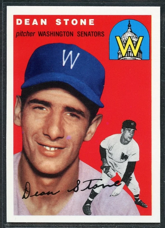 1994 Topps Archives 1954 Series - #114 - Dean Stone - Washington Senators - Image 1 of 1