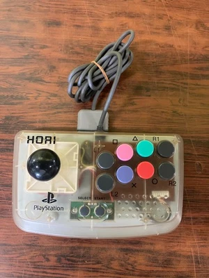 Hori PlayStation PS1 PS2 Joystick Clear Arcade Fighting Game Controller B102 - Image 1 of 3