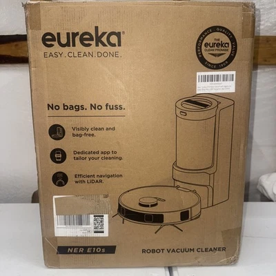 Eureka NER E10s 2-in-1 Robot Vacuum & Mop Combo w/ Self-Emptying Station Used - Image 1 of 4