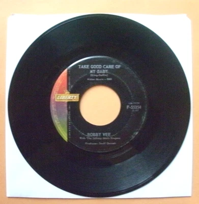 BOBBY VEE-TAKE GOOD CARE OF MY BABY/BASHFUL BOB-LIBERTY F55354-1961-EXC SOUND - Imagem 1 de 2