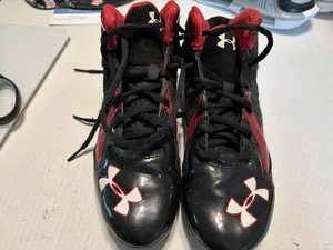 Botines Under Armour Niño 3.5Y Media Juventud FÚTBOL NEGRO/ROJO - Imagen 1 de 4
