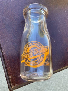 Ideal Dairy Milchflasche Half Pt. TRPHP Platteville Wi. Keine Chips oder Risse - Bild 1 von 12
