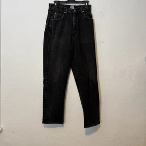 Vintage Armani Jeans gerades Bein Herren Denim schwarz Jeans klassisch 31x32 Made in USA - Bild 1 von 7