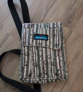 Kavu Keeper Bag Purse Crossbody Beige/Green/Gray/black Lightly Used  - Picture 1 of 2
