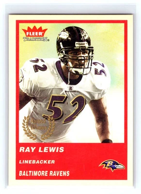 2004 Fleer Tradition #328 Ray Lewis Baltimore Ravens - Image 1 of 2