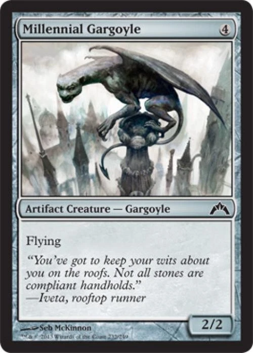 Millennial Gargoyle -Foil Light Play MTG Gatecrash - Image 1 of 1
