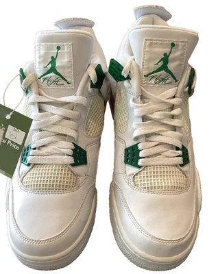 NIKE Jordan 4 Retro Clásico Verde Talla 12 - NUEVO - CAJA NO ORIGINAL Foto 1 de 4