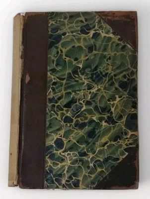 The Scarlet Letter Nathaniel Hawthorne - A Novel, Leather Antique HC Late 1800s - Image 1 of 4