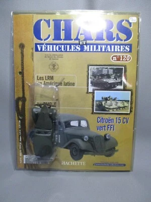 AS646 SOLIDO HACHETTE CHARS VEHICULES MILITAIRES #120 1/43 CITROEN 15 CV FFI  - Photo 1/4