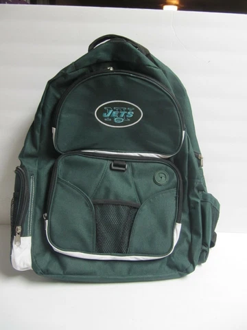 New York Jets Officially Licensed NFL Backpack - Books Homework School Hiking Cover