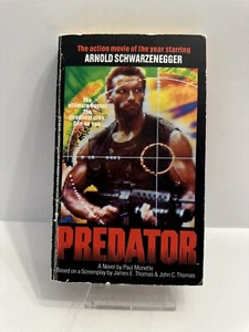 Predator, Monette, primera edición. Cubierta de Schwarzenegger de novela de 1987 - Imagen 1 de 8
