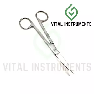 Instrumentos de acero inoxidable curvos de 6,5" con tijeras de fragging de arrecifes de coral - Imagen 1 de 1
