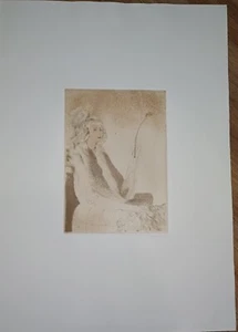 CARLO BERTE' (1939) OPERA INCISIONE ACQUAFORTE FIRMATA NUMERATA DONNA 34,5X49CM - Foto 1 di 5