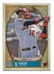 VICTOR ROBLES 2021 Topps Gypsy Queen Team Script Washington Nationals (#114) - Picture 1 of 2
