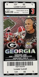 CFB 2013 09/28 LSU at Georgia Football Ticket - Todd Gurley - Bild 1 von 1