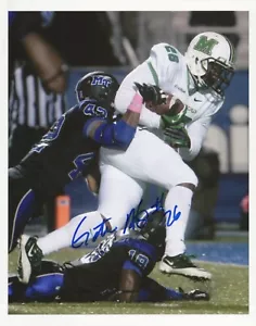 GATOR HOSKINS Signed/Autographed MARSHALL THUNDERING HERD 8x10 Photo w/COA d - Picture 1 of 1