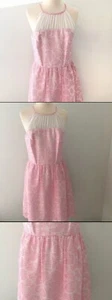 Lilly Pulitzer Kailey Chiffon Halter Dress 68733 Pink Fit & Flare Women 0 NWOT - Picture 1 of 12