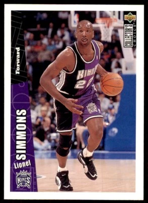 1996-97 Upper Deck Lionel Simmons A Basketball Cards #323 - Image 1 of 2
