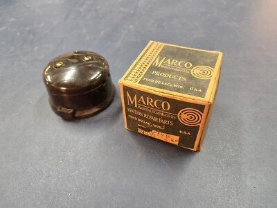 Tapa de distribuidor Oakland Pontiac '30-31 vintage Marco NOS 1932 con caja original  Foto 1 de 4