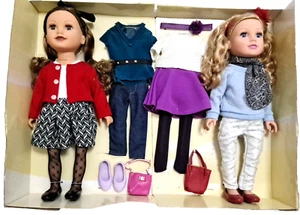 Juego de 2 muñecas y trajes Journey Girls edición limitada Alana y Kara Rose 2015 - Imagen 1 de 11