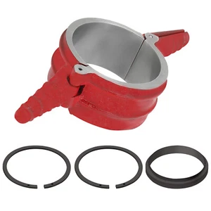 Piston Ring Compressor + Anti-Polishing Ring Adapter Set For Cummins ISX QSX C15 - Picture 1 of 10