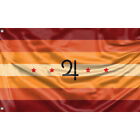 Flaga Jowisza Unikalny design 3x5 stóp / rozmiar 90x150 cm, wyprodukowana w UE