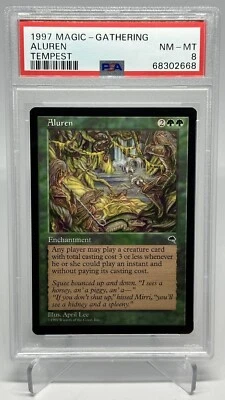 MTG Magic the Gathering GRADED PSA 8 NM-MINT Aluren 1997 English RESERVED LIST - Image 1 of 2