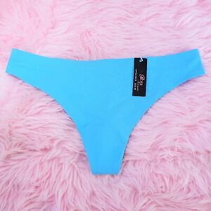seamless Nylon Thong 6 Colors smooth stretch ladies Panties sz M XL