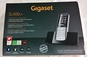 Combiné Gigaset Sl 400H Argent-Noir 1,8 " Chargeur Bluetooth Catiq Neuf - Photo 1/1