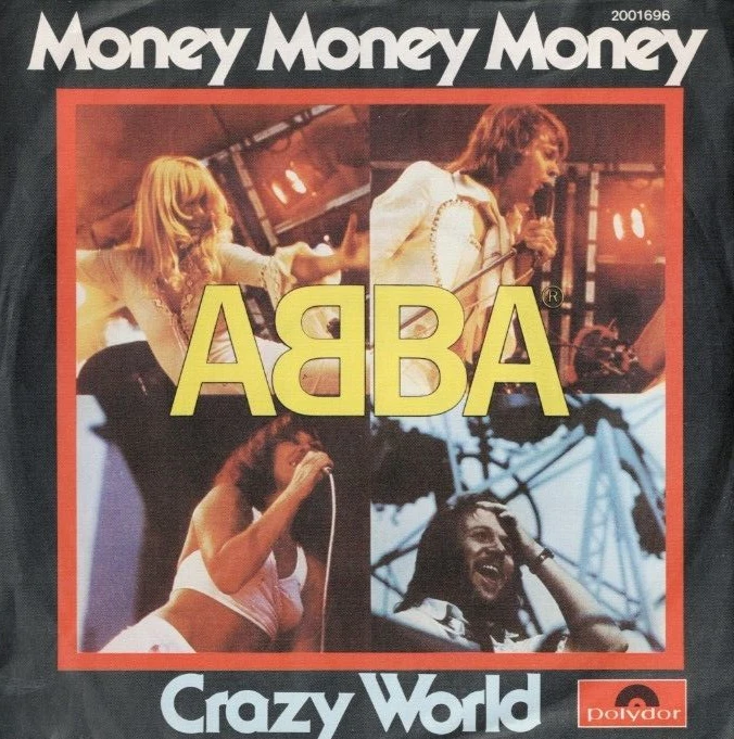 ABBA Money Money Money GERMAN 7" VINYL w/PS 70s POP - Image 1 of 1