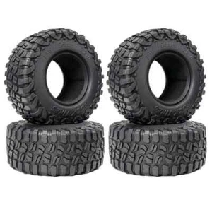 136mm 2.6" KM3 Rubber Tire Wheel Tyre for 1/8 1/10 RC Crawler Car Axial SCX10 - Picture 1 of 5