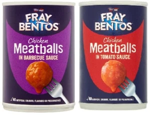 Fray Bentos 380g Chicken Meatballs In Tomato Sauce & BBQ Sauce - Picture 1 of 7