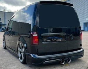 Rear Bumper for VW CADDY 2015 - 2020 Lift ABS Plastic R32 Look - Zdjęcie 1 z 8