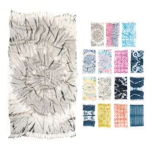 Hencely Tie Dye Beach Towel, 37 x 68 Inches, 100% Cotton Turkish Beach Towels - Picture 1 of 105