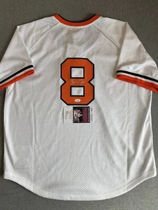 BALTIMORE ORIOLES CAL RIPKEN JR AUTOGRAPH AUTHENTIC #8 BP COOPERSTOWN JERSEY JSA - Picture 1 of 5