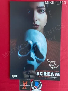 Mikey Madison autographed signed 11x17 photo Scream Amber Ghostface Beckett COA - Picture 1 of 2
