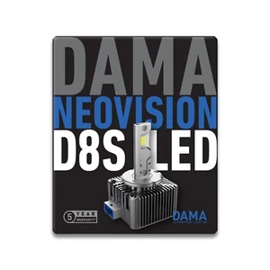 DAMA NEOVISION D8S LED Headlight Bulbs 6000K HID Xenon Conversion Lamps 35W - Picture 1 of 9
