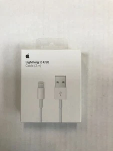 Apple MD819AM/A White - Lightning to USB Cable 2M *** BRAND NEW *** - Picture 1 of 1