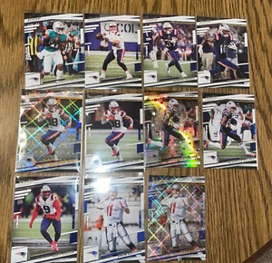 2022 Prestige New England Patriots Team Set 11 Cards Bledsoe Bourne Stevenson XP - Picture 1 of 4