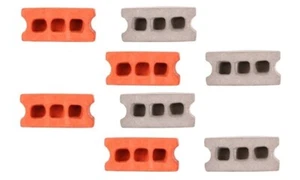 (Juego de 8) imanes de refrigerador Kikkerland MG78 bloque de ceniza, multicolores - Imagen 1 de 5