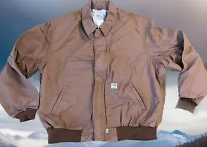 Giacca da lavoro Carhartt FR marrone full zip in tela taglia 2XL RN14806 - Foto 1 di 15