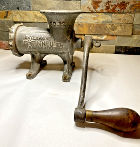 Vintage Antique Enterprise Mfg. Co. Meat Grinder Chopper No. 12 Cast Iron Philly