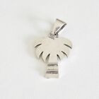 Vintage 925 Sterling Silver Tropical Palm Tree Pendant