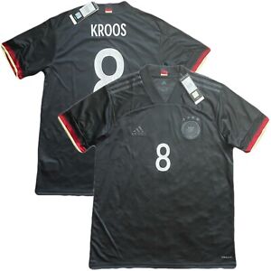 2020/21 Germany Away Jersey #8 Kroos Large Adidas Soccer Euro Deutschland NEW